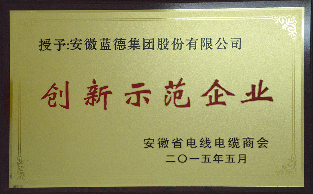 安徽省電線電纜商會(huì)創(chuàng)新示范企業(yè).jpg